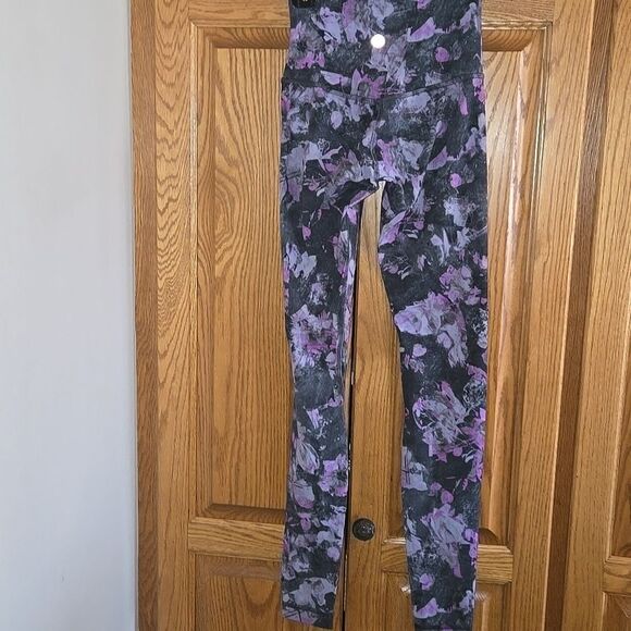Lululemon Align Legging Floral Shift Multi Size 0 Womens Y2k Gym Yoga Print Pant - Picture 8 of 16